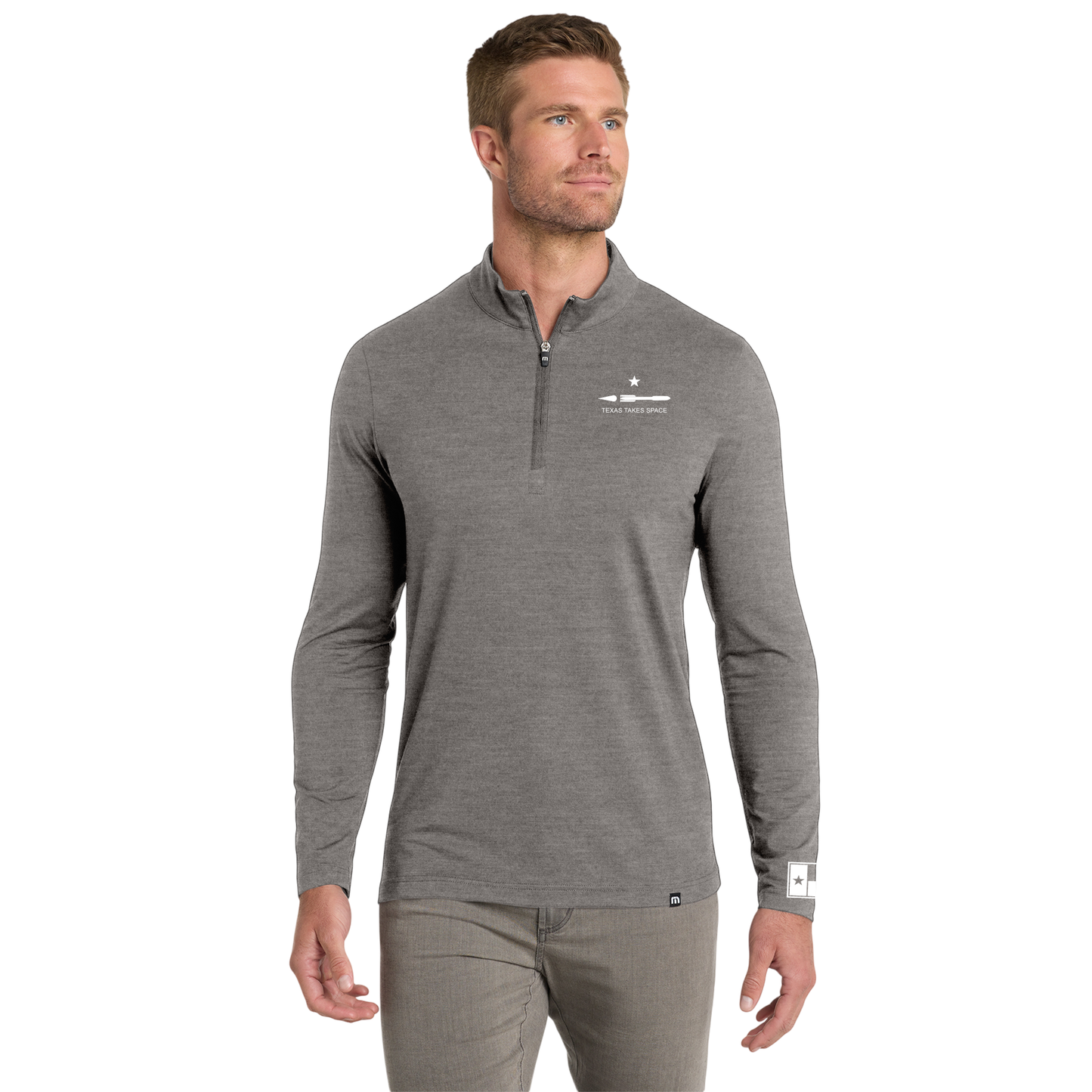 Lone Star Zip | Performance Pullover by TravisMathew