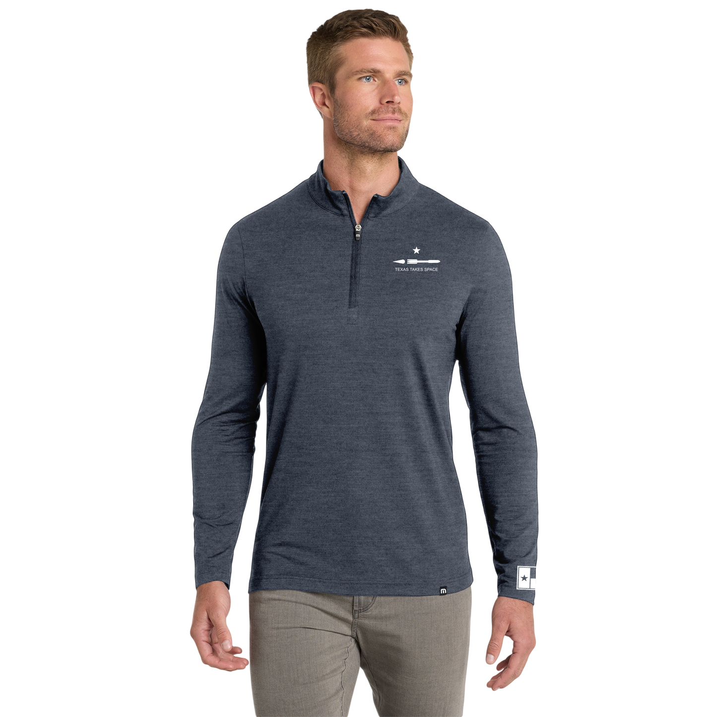 Lone Star Zip | Performance Pullover by TravisMathew