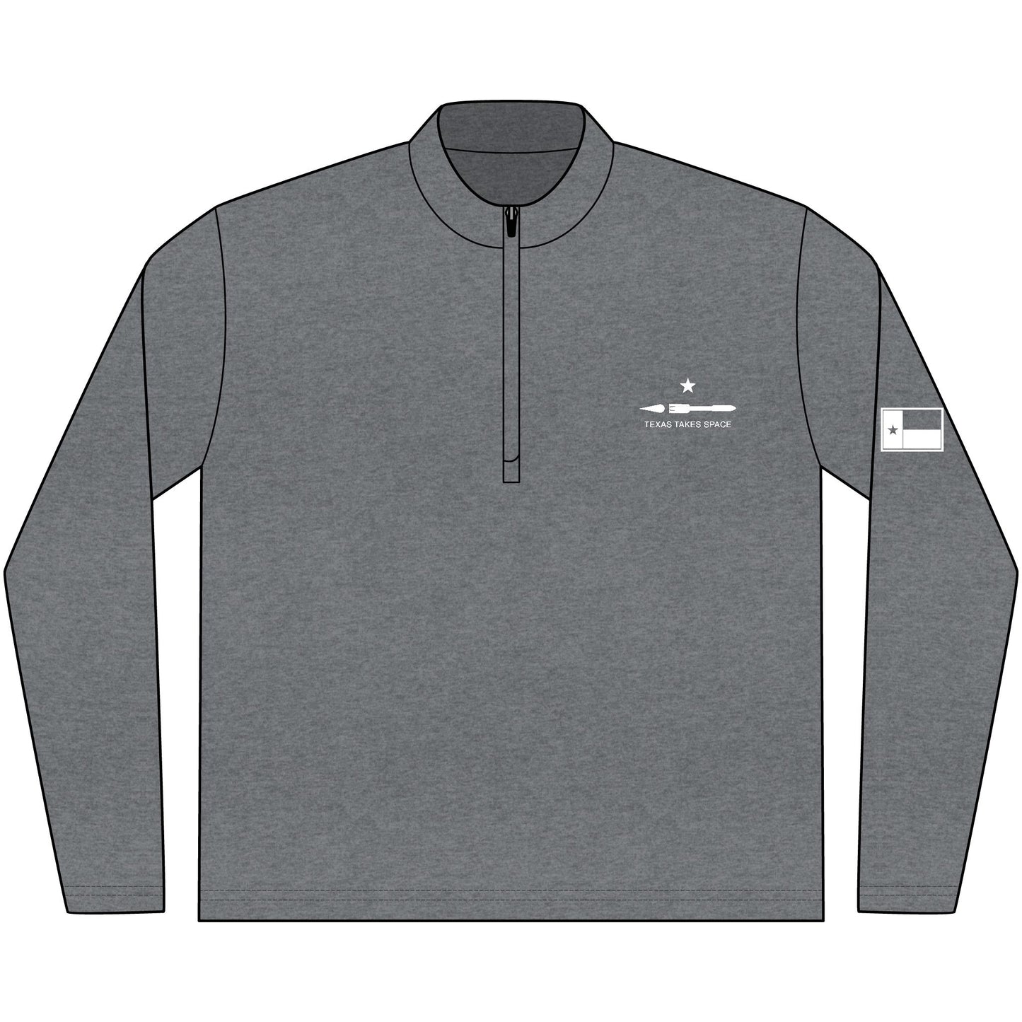 Lone Star Zip | Performance Pullover by TravisMathew