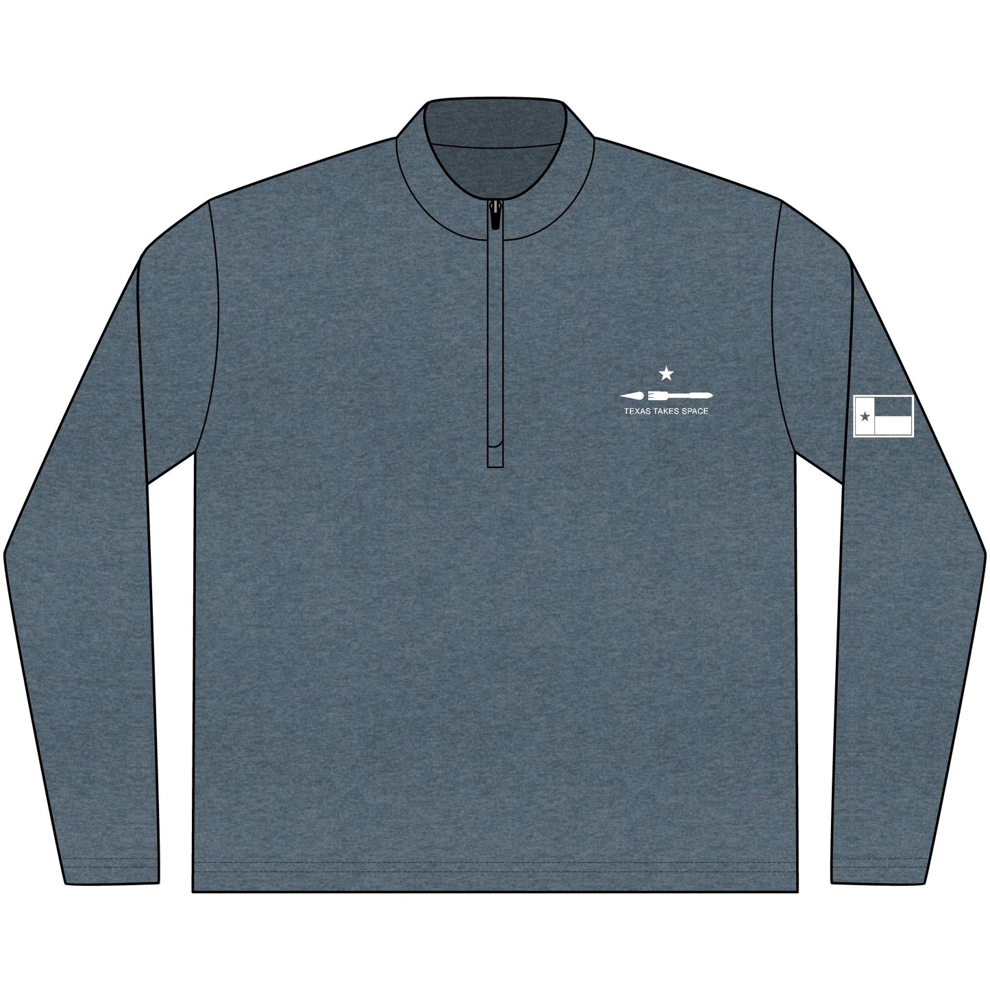 Lone Star Zip | Performance Pullover by TravisMathew